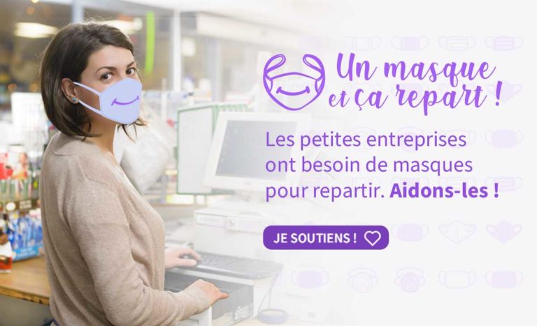 Avec « Un masque et ça repart », les petites entreprises vont recevoir des milliers de masques gratuitement.